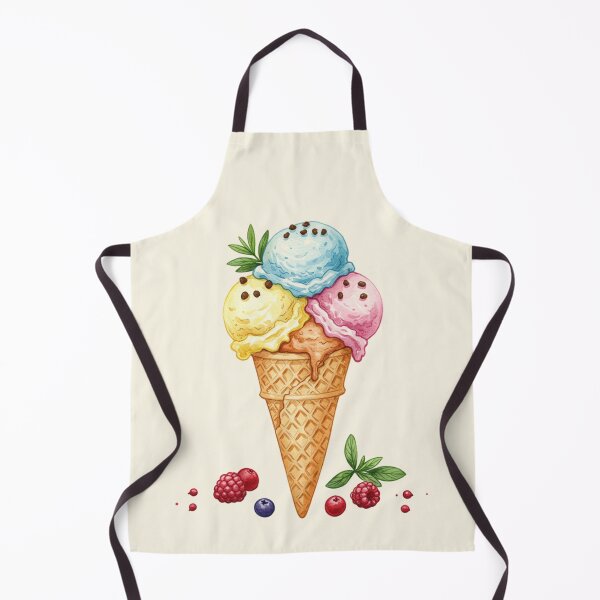 Item preview, Triple Scoop Berry Ice Cream Cone designed and sold by Pasteltone.