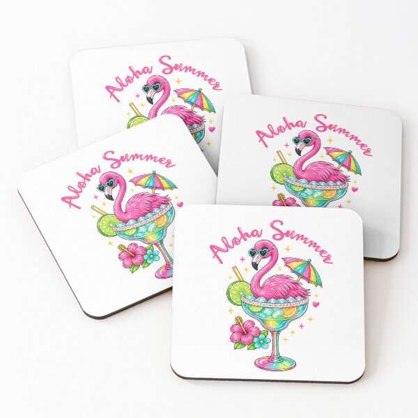 Item preview, Aloha Summer Flamingo Margarita Graphic designed and sold by Gear Camel.