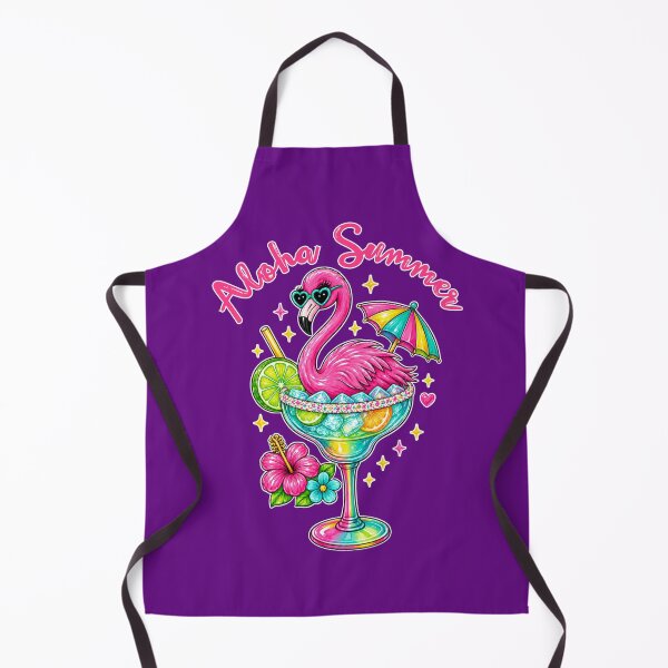 Item preview, Aloha Summer Flamingo Margarita Graphic designed and sold by Gear Camel.