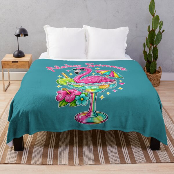 Artikelvorschau, Aloha Sommer Flamingo Margarita Grafik entworfen und verkauft von Gear Camel.