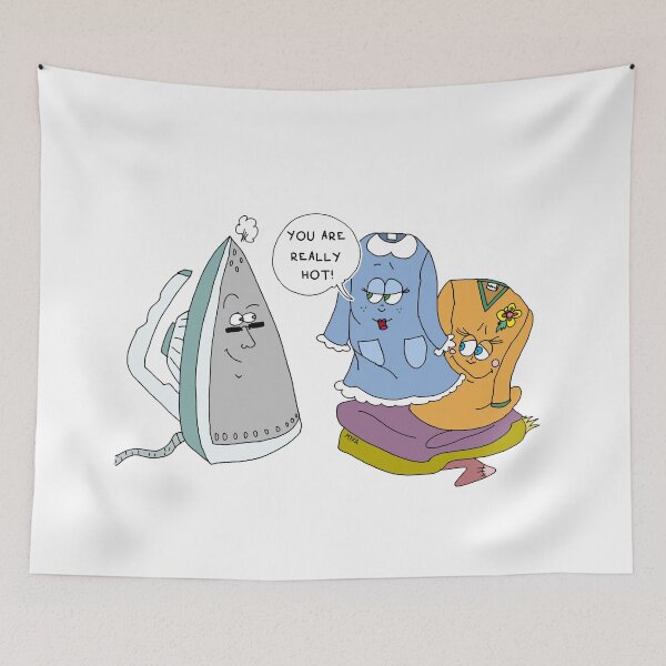 Item preview, You Are Really Hot – Funny Iron Clothes Love Valentine Meme Art designed and sold by MyxaART.