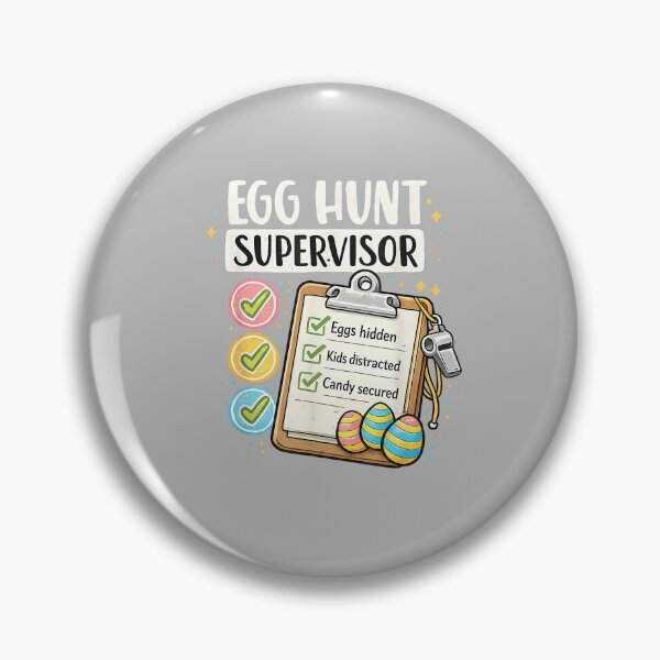 Item preview, Easter Egg Hunt Supervisor Men Women Adult Easter Dad Mom designed and sold by ArleneRowe.