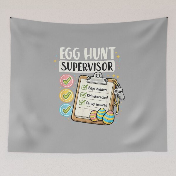 Item preview, Easter Egg Hunt Supervisor Men Women Adult Easter Dad Mom designed and sold by ArleneRowe.