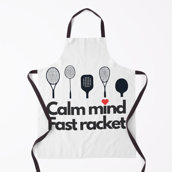 Item preview, Calm Mind Fast Racket (sports) designed and sold by RunningWhiskers.