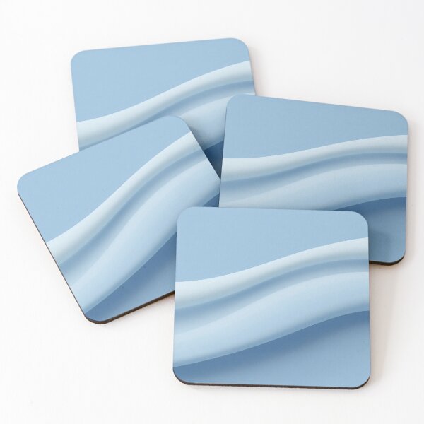 Item preview, Light Blue Flowing Silk Fabric designed and sold by IntelliMindDesigns.