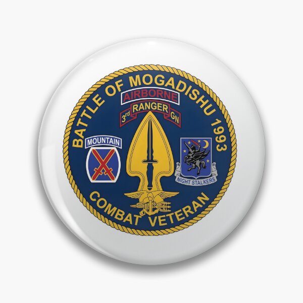Item preview, Commemorative Combat Veteran Patch for the Battle of Mogadishu 1993 designed and sold by CharlieDesings.