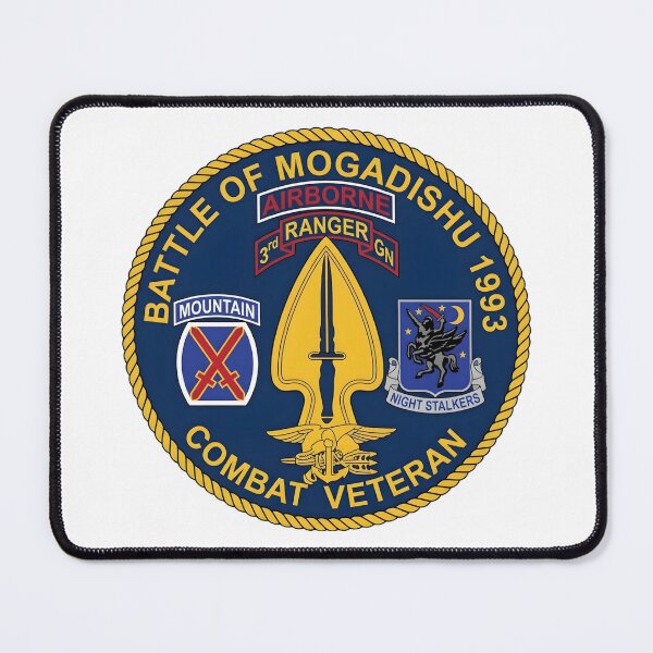 Item preview, Commemorative Combat Veteran Patch for the Battle of Mogadishu 1993 designed and sold by CharlieDesings.