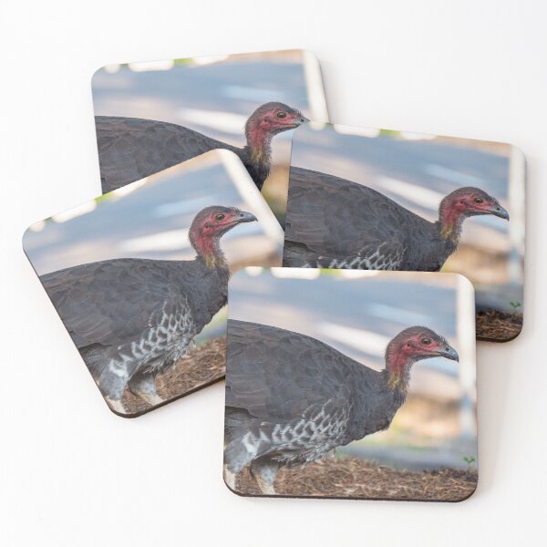 Item preview, Australian Brushturkey Portrait | Vibrant Native Megapode - Rainforest Wildlife Australia Art designed and sold by Ross.A.Campbell.