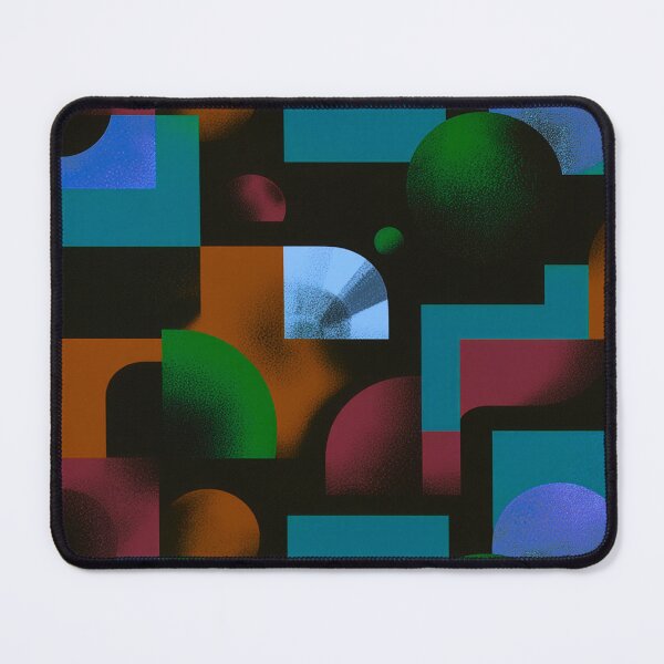 Item preview, Midnight Neon Geometry Pattern designed and sold by joycrysstudio.