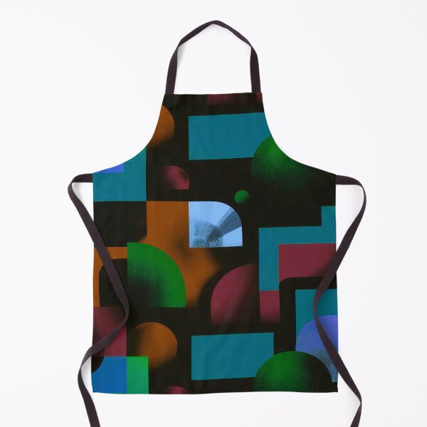 Item preview, Midnight Neon Geometry Pattern designed and sold by joycrysstudio.