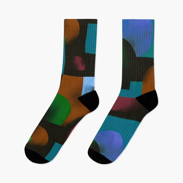 Item preview, Midnight Neon Geometry Pattern designed and sold by joycrysstudio.