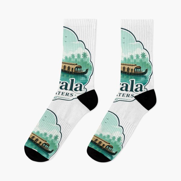 Item preview, Kerala Backwaters Vintage Travel Design designed and sold by ArtsyExplorer.