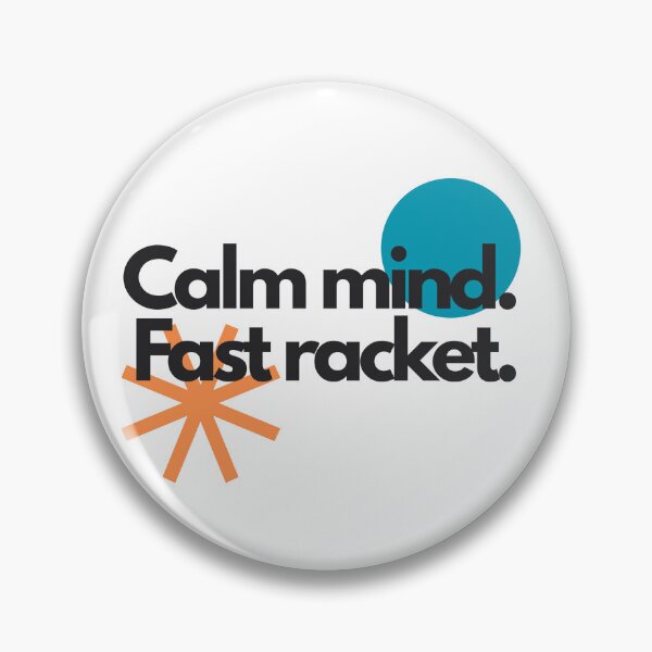 Item preview, Calm Mind Fast Racket designed and sold by RunningWhiskers.