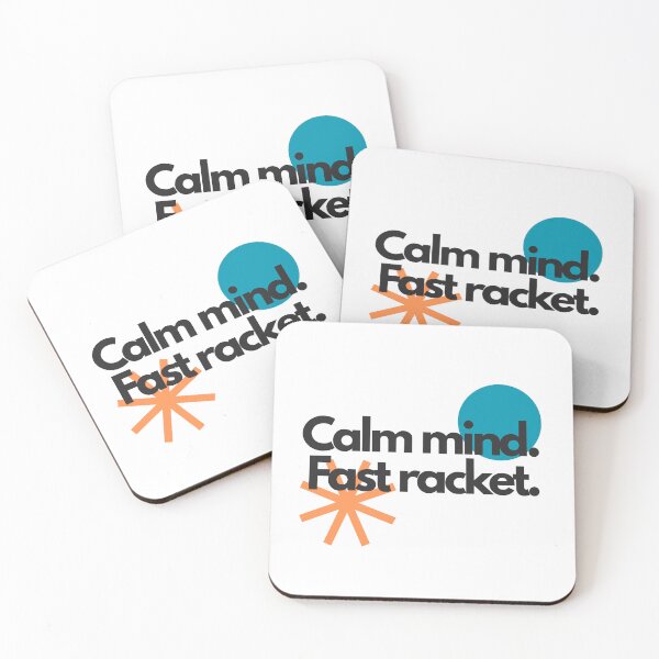 Item preview, Calm Mind Fast Racket designed and sold by RunningWhiskers.