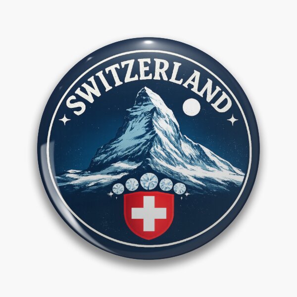 Artikelvorschau, Schweiz Matterhorn-Kulturabzeichen entworfen und verkauft von The Abstract Vision.
