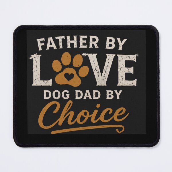 Item preview, Father By Love Dog Dad By Choice Shirt | Rescue Dog Lover Gift designed and sold by PoojaArtLab.