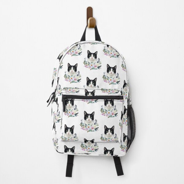 Item preview, Watercolor Black and White Cat designed and sold by Liededrom..