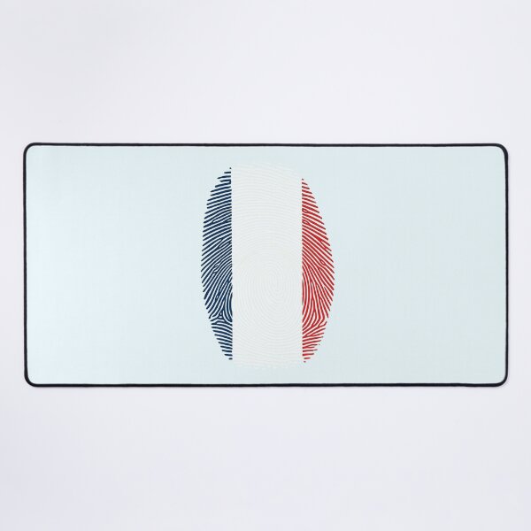 Item preview, France Fingerprint Flag Shirt | French Pride Patriotic Graphic Tee designed and sold by Unik Design.