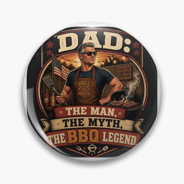 Item preview, Dad: The Man, The Myth, The BBQ Legend designed and sold by SVARCreations.