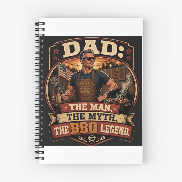 Item preview, Dad: The Man, The Myth, The BBQ Legend designed and sold by SVARCreations.