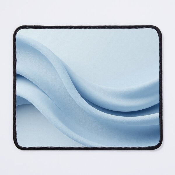 Item preview, Soft Blue Silk Fabric Waves designed and sold by IntelliMindDesigns.