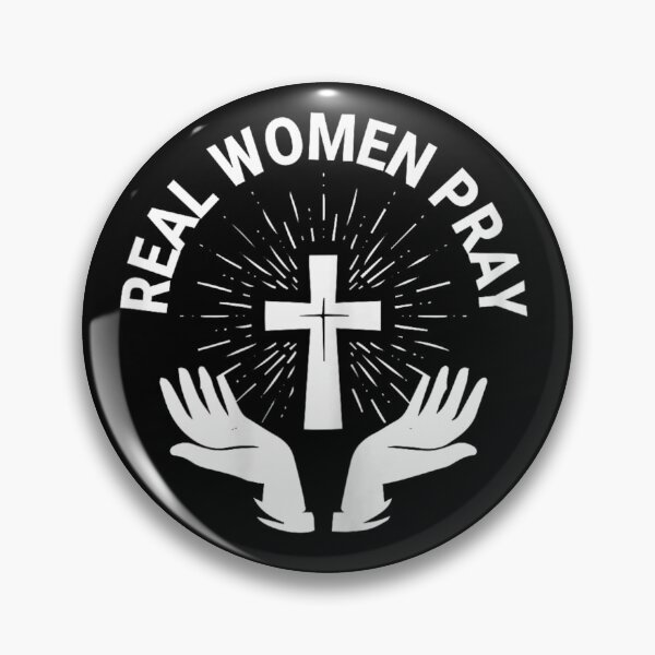 Item preview, Title: Real Women Pray Christian Cross Faith Jesus Spiritual Religious Women designed and sold by LakenDraphil.