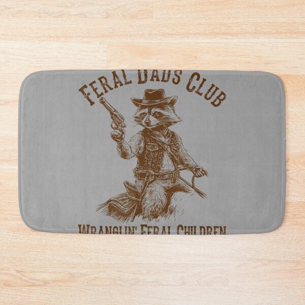 Item preview, Raccoon Cowboy Feral Dads Club Wranglin’ Feral Children designed and sold by GreggRoss.