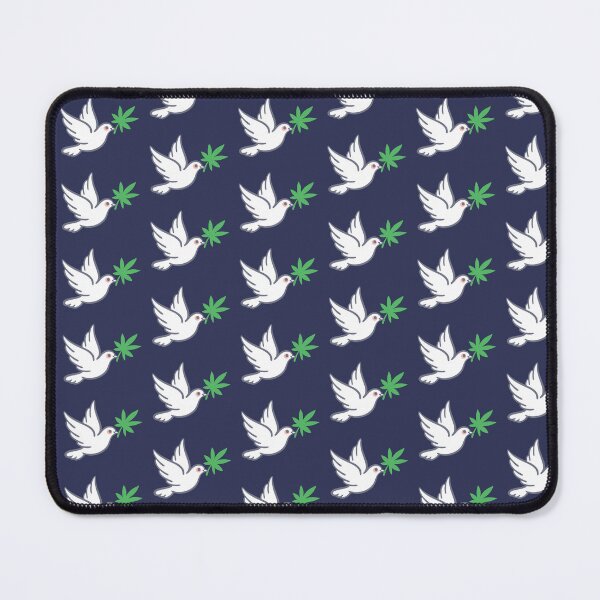 Item preview, Peace and Highs - Funny Stoner Dove with Marijuana Leaf designed and sold by NemiMakeit.