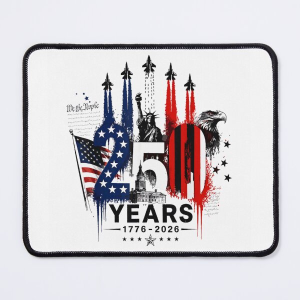 Item preview, Happy USA Semiquincentennial 250 Years Of Freedom 1776 2026 Patriotic Eagle designed and sold by LakenDraphil.