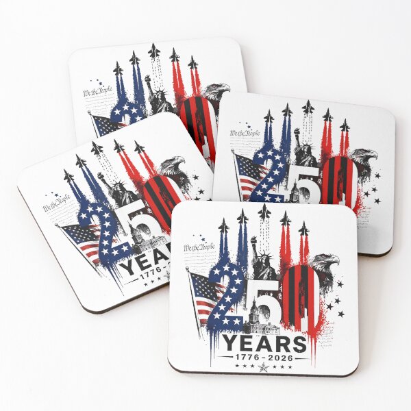 Item preview, Happy USA Semiquincentennial 250 Years Of Freedom 1776 2026 Patriotic Eagle designed and sold by LakenDraphil.