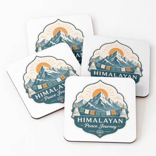 Item preview, Himalayan Peace Journey Spiritual Badge designed and sold by ArtsyExplorer.