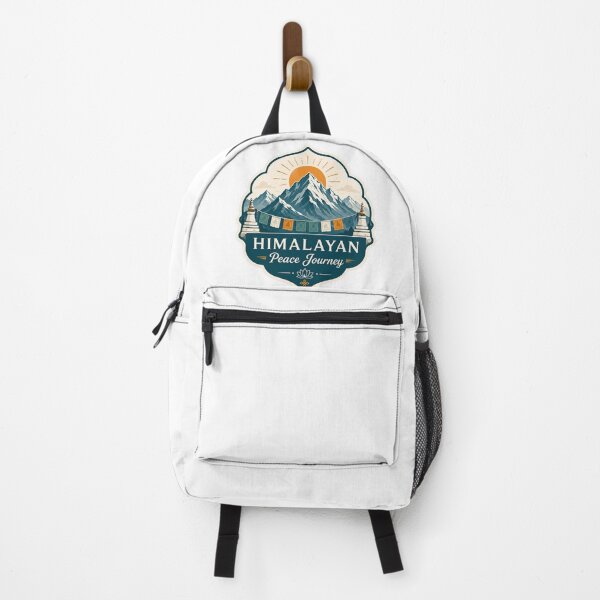 Item preview, Himalayan Peace Journey Spiritual Badge designed and sold by ArtsyExplorer.