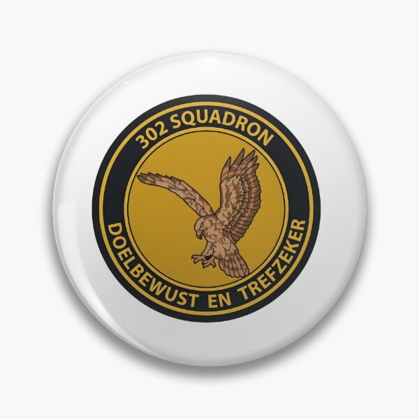 Item preview, Royal Netherlands Air Force 302 Squadron Emblem designed and sold by CharlieDesings.