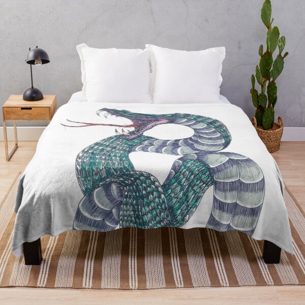 Item preview, Emerald Cobra Ink Illustration designed and sold by Nocturnal Ink Studio.