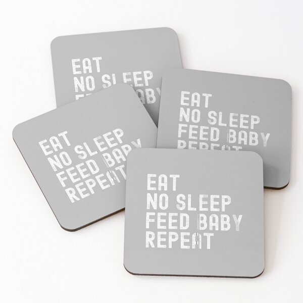 Item preview, Eat No Sleep Feed Baby Repeat, New Mom Dad Parent Humor designed and sold by ArleneRowe.