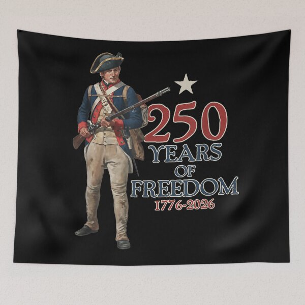 Item preview, American Revolution Soldier 250 Years Of Freedom 1776 2026 Patriotic History designed and sold by LakenDraphil.