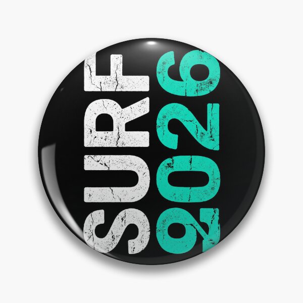 Item preview, Surf 2026 Distressed Vertical Typography designed and sold by TeNovaStudio.