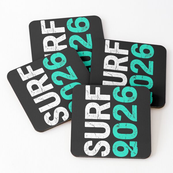 Item preview, Surf 2026 Distressed Vertical Typography designed and sold by TeNovaStudio ⭐⭐⭐⭐⭐.
