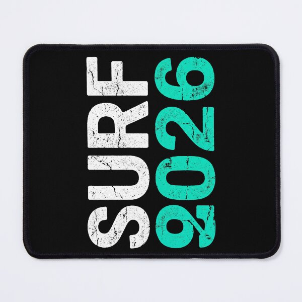 Item preview, Surf 2026 Distressed Vertical Typography designed and sold by TeNovaStudio.