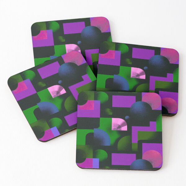 Item preview, Electric Violet Geometry Pattern designed and sold by joycrysstudio.