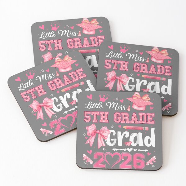 Item preview, Little Miss 5th Grade Grad 2026 Graduation Coquette Bow Girl designed and sold by KristineLi.