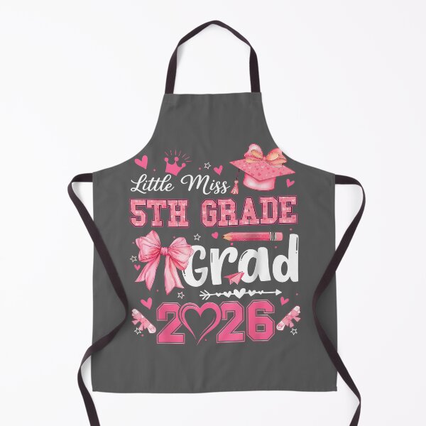 Item preview, Little Miss 5th Grade Grad 2026 Graduation Coquette Bow Girl designed and sold by KristineLi.