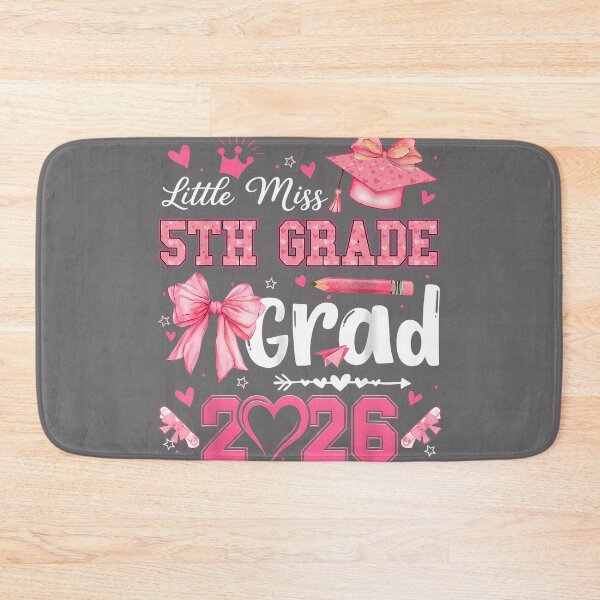 Item preview, Little Miss 5th Grade Grad 2026 Graduation Coquette Bow Girl designed and sold by KristineLi.