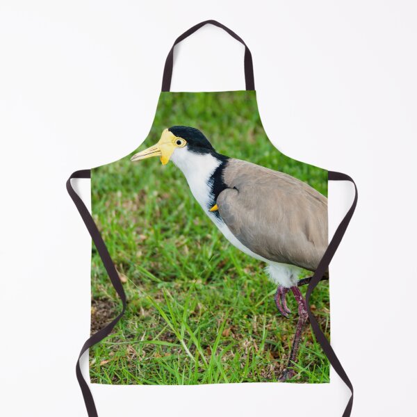 Item preview, Australian Masked Lapwing Portrait | Vibrant Yellow Plover - Native Grassland Wildlife Art designed and sold by Ross.A.Campbell.