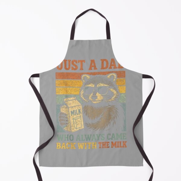 Item preview, Raccoon Papa Just A Dad Who Always Came Back with The Milk designed and sold by GreggRoss.