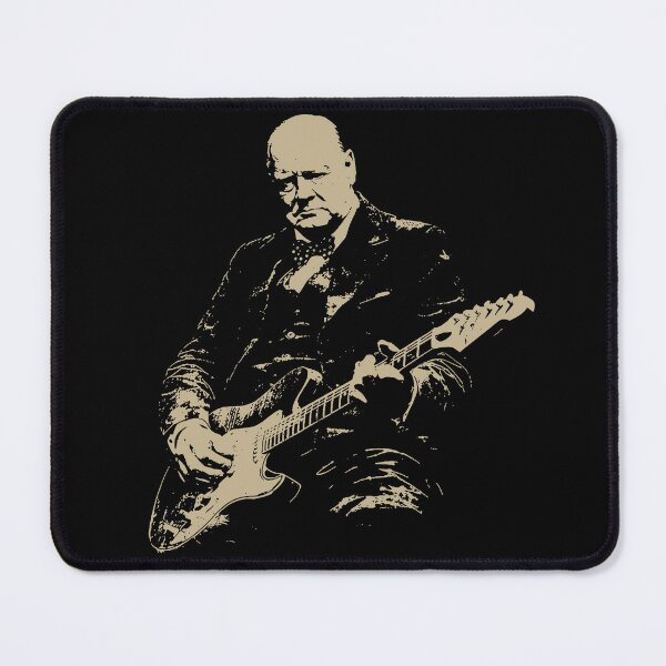 Item preview, Winston Churchill Playing Electric Guitar designed and sold by kennedy-brook.