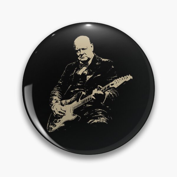 Item preview, Winston Churchill Playing Electric Guitar designed and sold by kennedy-brook.