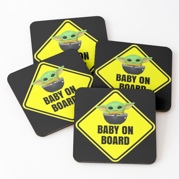 Item preview, Little Alien Baby On Board - Sci-Fi Child Star Car Warning Sign designed and sold by KAYAPO.