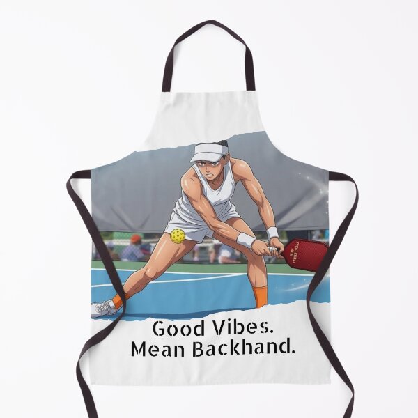 Item preview, Good Vibes, Mean Backhand (Pickleball) designed and sold by RunningWhiskers.