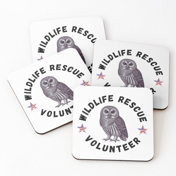 Item preview, Wildlife Rescue Volunteer - Barred Owl Circular Text designed and sold by Shel13X.